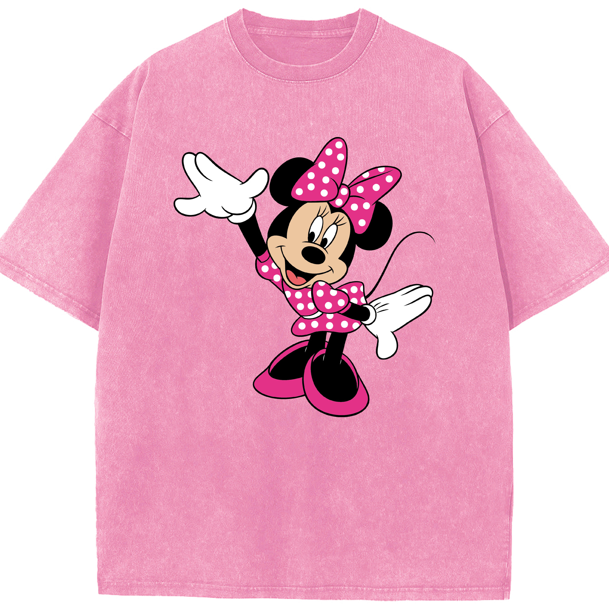 （画像用） ミッキーマウス Mickey Mouse 綿100% ヴィンテージ風 半袖Tシャツ（フロントプリント）